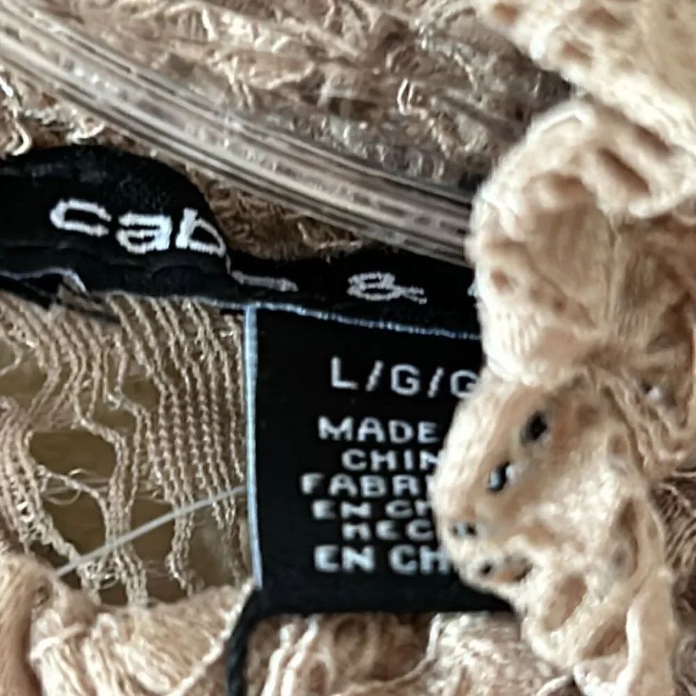 NEW Cable & Gauge Tan Lace Shirt - Picture 4 of 7